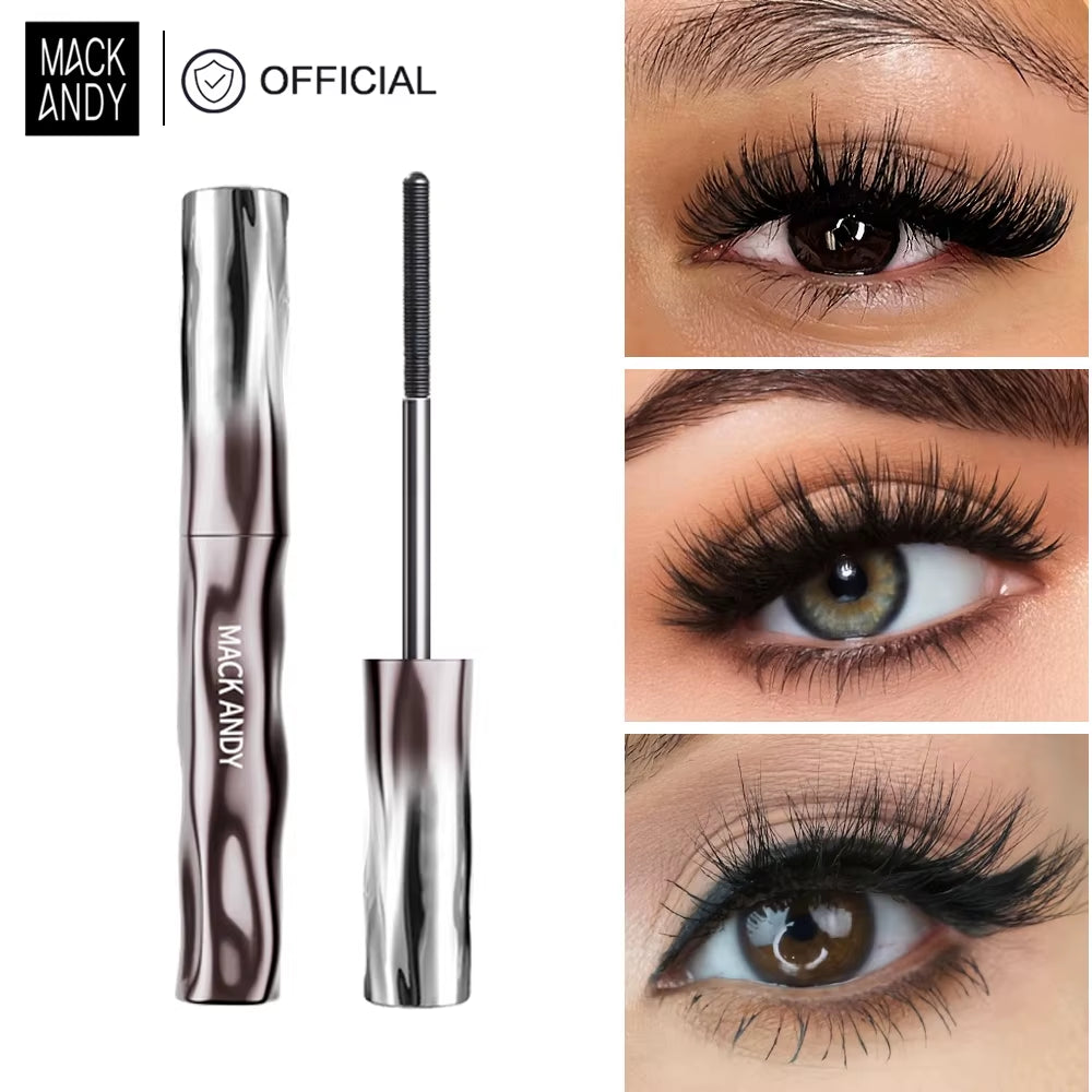 Waterproof 3D Lengthening Mascara Black Eyelash Extension Eye Lashs Brush Long-Wearing Silk Mascara Cosmetics Gift