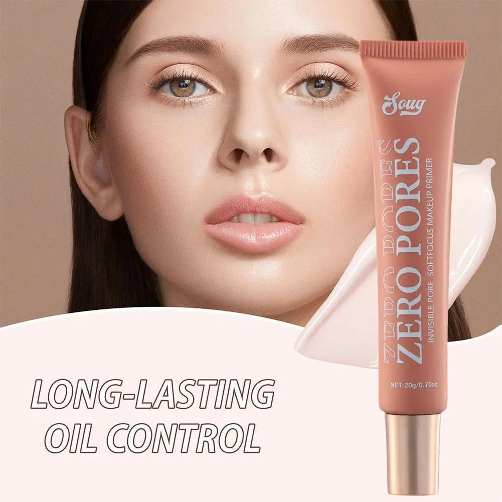 20Ml Primer Makeup Base, Matte Face Primer for Pores, Oil Control Moisturizing Makeup Primer for Oily & Dry & Combination Skin