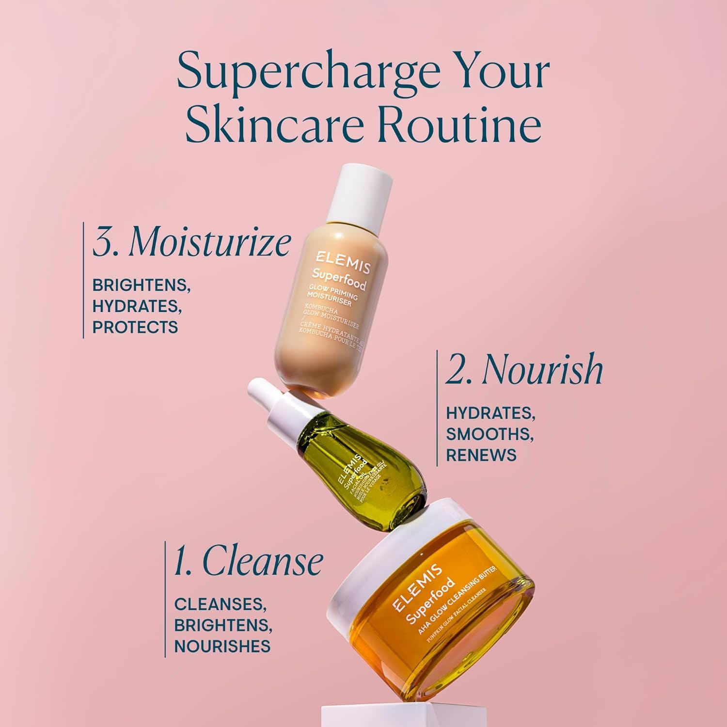 Facial Cleansers – Cleansing Oil, Marine Cleanser, Sensitive Cleanser, Dynamic Resurfacing Wash & Superfood Facial Wash